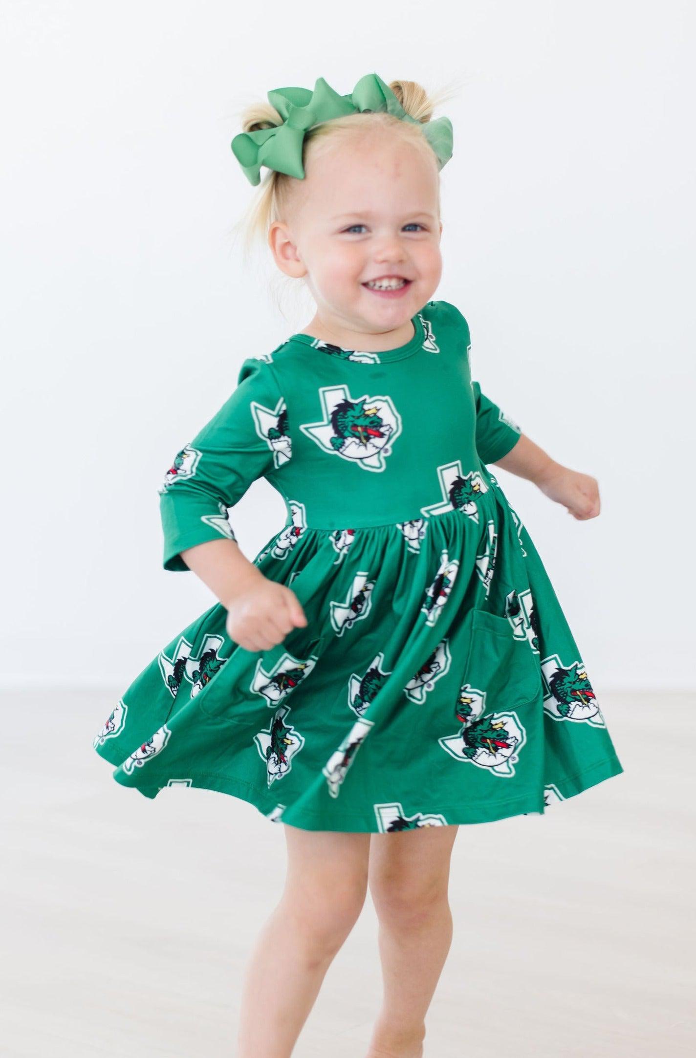 Southlake Carroll Dragons Pocket Twirl Dress-dogsvalley ®