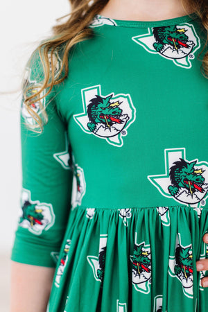 Southlake Carroll Dragons Pocket Twirl Dress-dogsvalley ®