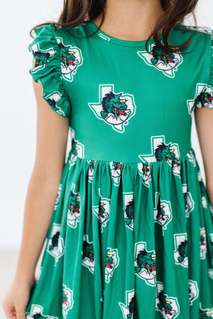 Southlake Carroll Dragons Flutter Twirl Dress-dogsvalley ®