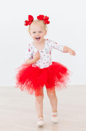 Clara's Christmas 3/4 Tutu Leotard-dogsvalley ®