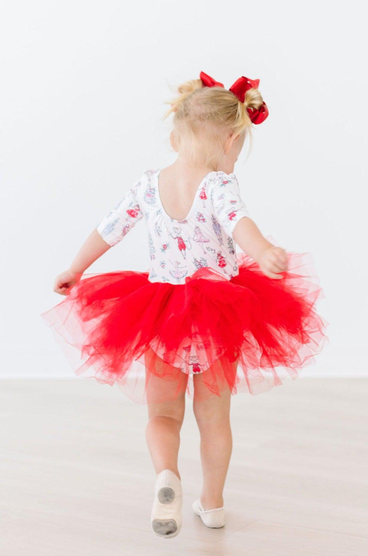 Clara's Christmas 3/4 Tutu Leotard-dogsvalley ®