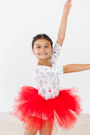 Clara's Christmas 3/4 Tutu Leotard-dogsvalley ®