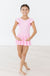 Bubblegum Pink S/S Twirl Leotard-dogsvalley ®