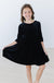 Black Velvet Twirl Dress-dogsvalley ®