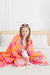 Bright Pink/Orange Checker Cozy Blanket-dogsvalley ®