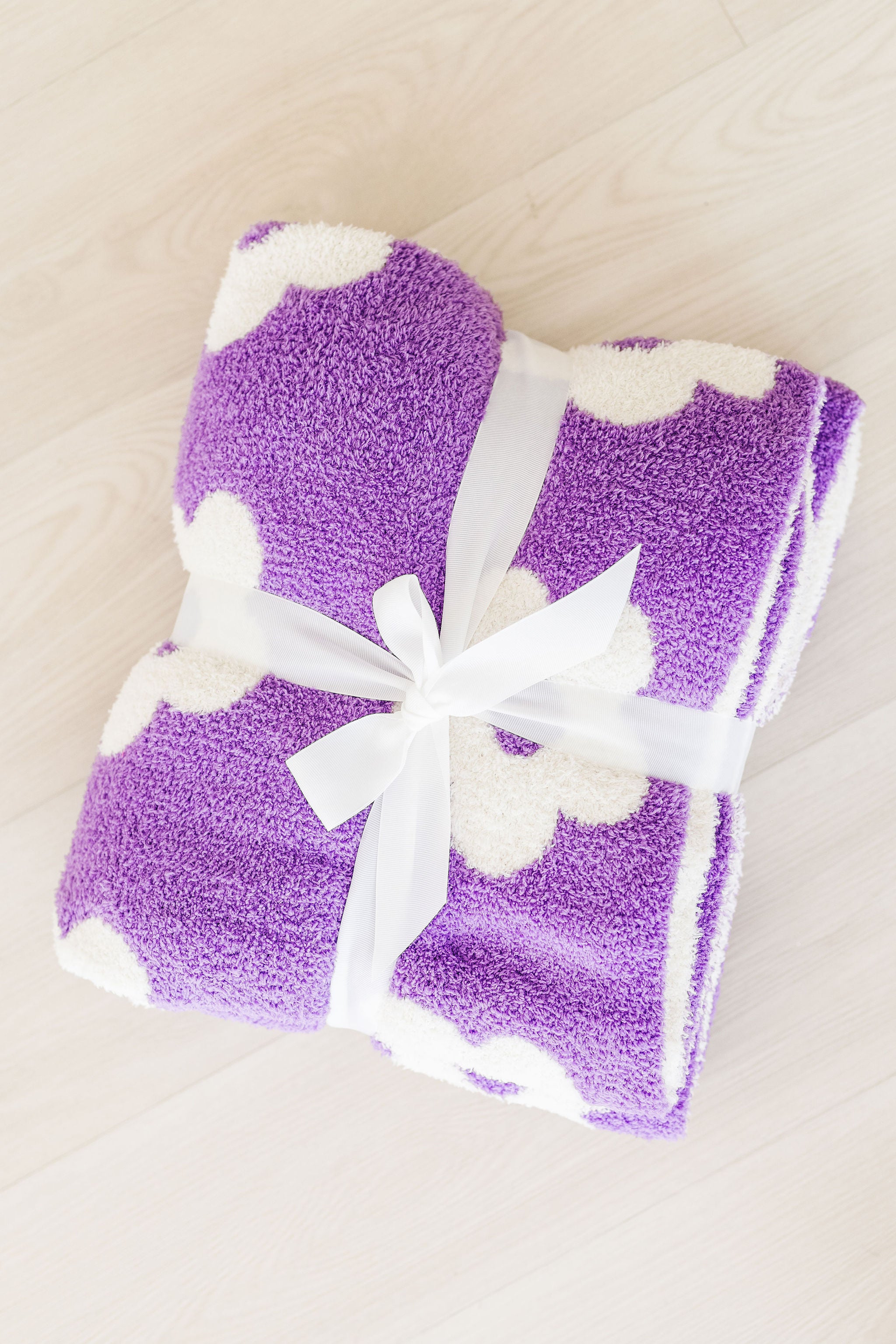 Lilac/Coconut Flower Cozy Blanket-dogsvalley ®