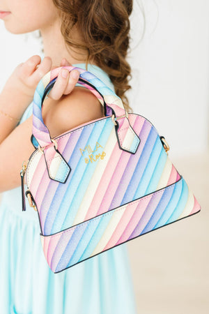 Rainbow Glitter Girl's Crossbody Purse-dogsvalley ®