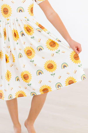 Sunflower S/S Pocket Twirl Dress-dogsvalley ®