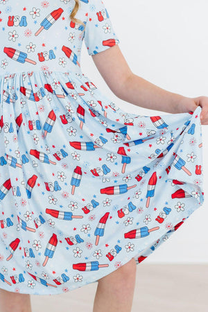 Proudly Patriotic S/S Pocket Twirl Dress-dogsvalley ®