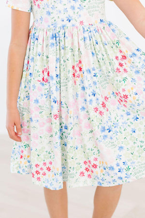 Sunshine Meadows S/S Pocket Twirl Dress-dogsvalley ®