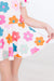 Retro Floral S/S Twirl Leotard-dogsvalley ®