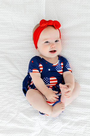 I Heart the USA S/S Twirl Bodysuit-dogsvalley ®