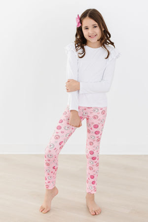 You Make Me Happy Leggings-dogsvalley ®