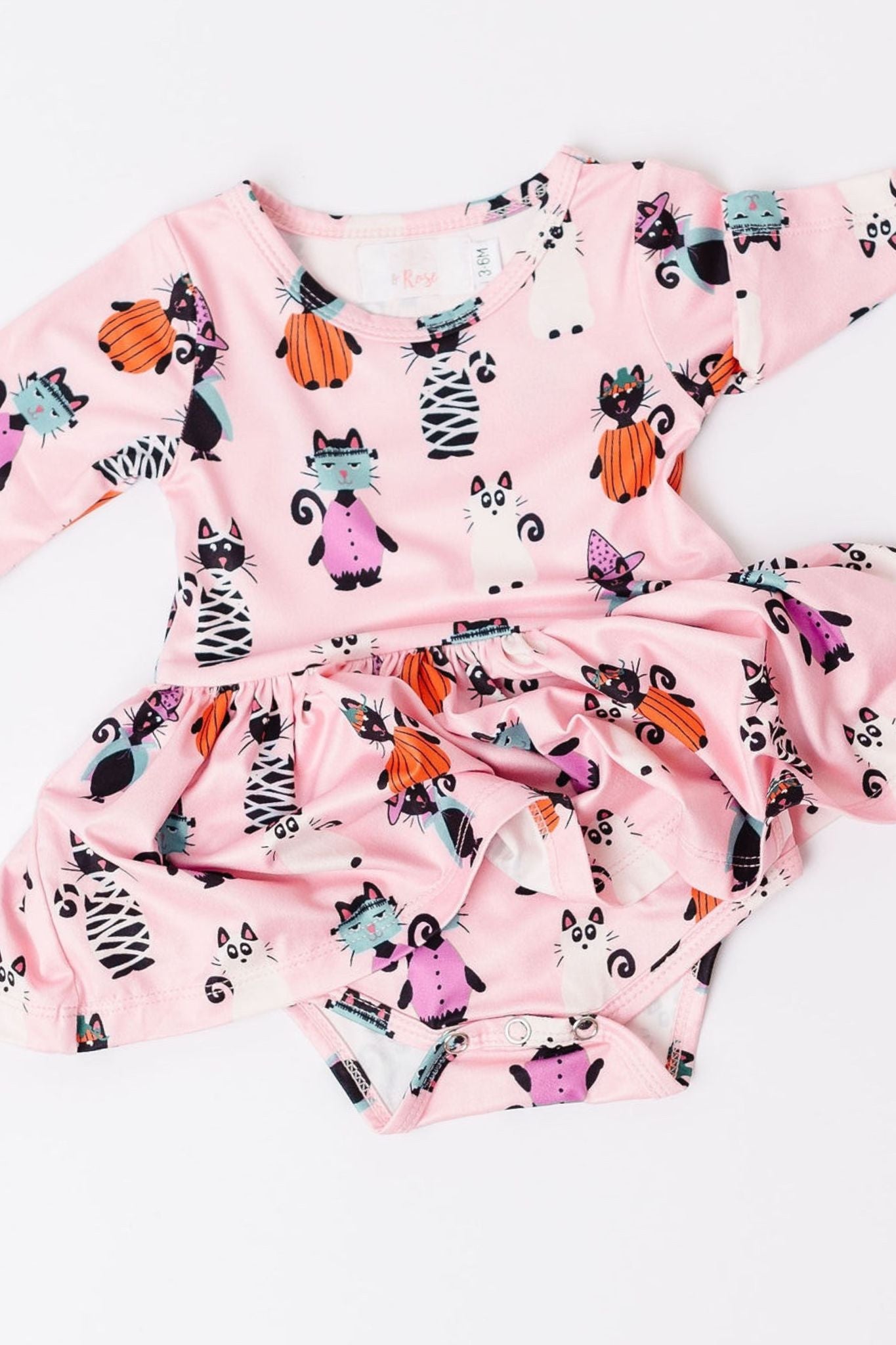 Purr-fectly Spooky Twirl Bodysuit-dogsvalley ®