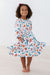 Classic Christmas Ruffle Twirl Dress-dogsvalley ®