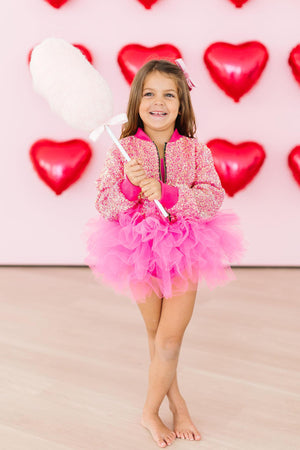 Hot Pink Tank Tutu Leotard-dogsvalley ®