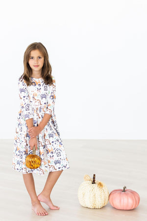 Stay Spooky Pocket Twirl Dress-dogsvalley ®