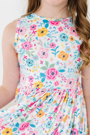 Sunshine Blooms Tank Twirl Dress-dogsvalley ®