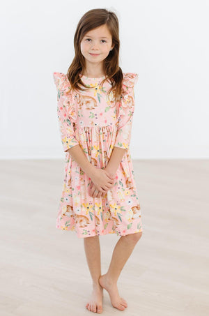 Chicks & Bunnies Ruffle Twirl Dress-dogsvalley ®