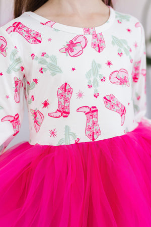 Giddy Up L/S Tutu Dress-dogsvalley ®