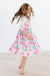 Petal Perfection 3/4 Sleeve Pocket Twirl Dress-dogsvalley ®