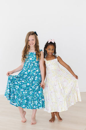 Floral Breeze Ruffle Maxi Dress-dogsvalley ®