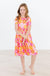 Retro Daisies S/S Pocket Twirl Dress-dogsvalley ®