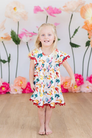 Rooster Pom Pom Dress-dogsvalley ®