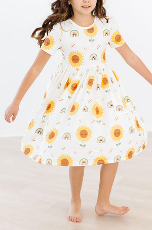 Sunflower S/S Pocket Twirl Dress-dogsvalley ®