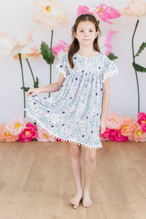 Garden Grace Pom Pom Dress-dogsvalley ®