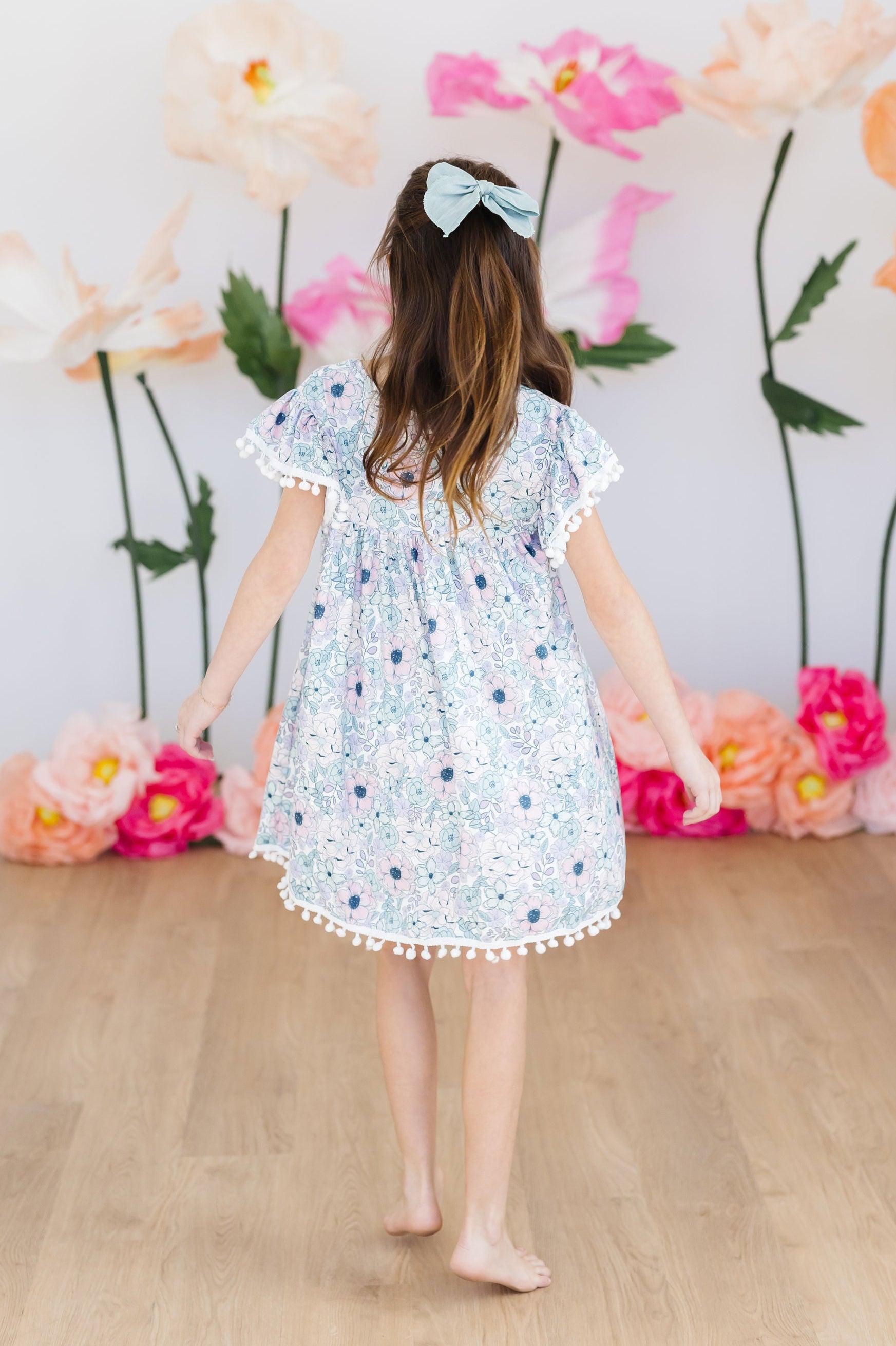 Garden Grace Pom Pom Dress-dogsvalley ®