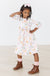 Boho Bows 3/4 Sleeve Pocket Twirl Dress-dogsvalley ®