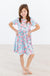 Pretty in Pink Flamingos S/S Pocket Twirl Dress-dogsvalley ®