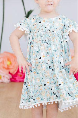 Furry Friends Pom Pom Dress-dogsvalley ®