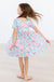 Pretty in Pink Flamingos S/S Pocket Twirl Dress-dogsvalley ®