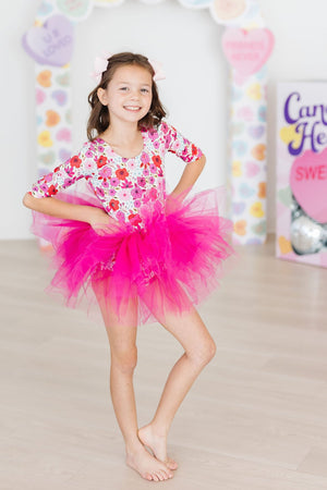 Secret Garden 3/4 Sleeve Tutu Leotard-dogsvalley ®