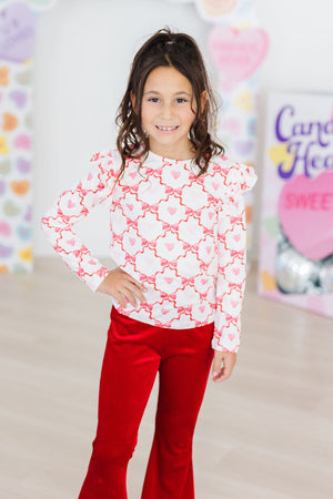 Lovebug L/S Ruffle Tee-dogsvalley ®