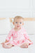 Blushing Bows 3/4 Sleeve Twirl Bodysuit-dogsvalley ®