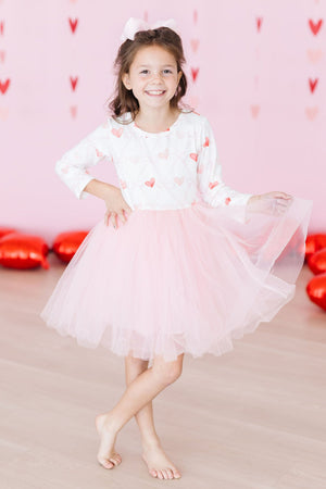 Love is in the Air L/S Tutu Dress-dogsvalley ®