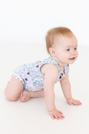 Garden Grace Pom Pom Romper-dogsvalley ®