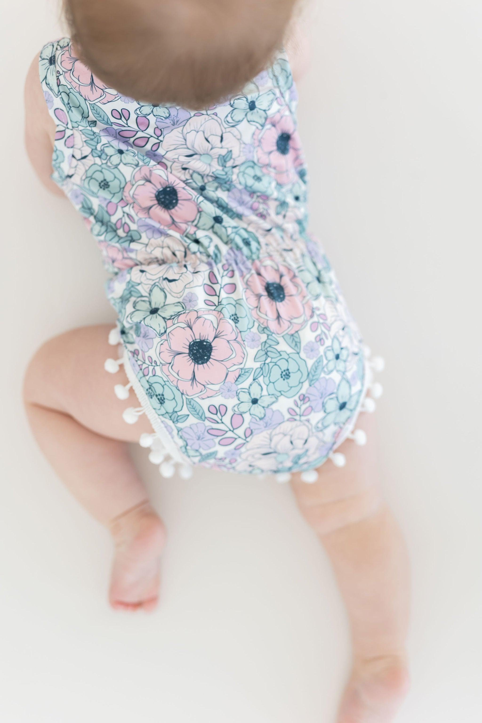 Garden Grace Pom Pom Romper-dogsvalley ®