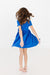 Royal Blue S/S Pocket Twirl Dress-dogsvalley ®