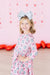 Disco Bows 3/4 Sleeve Pocket Twirl Dress-dogsvalley ®