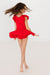 Red S/S Twirl Leotard-dogsvalley ®