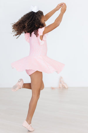 Feeling Pink S/S Twirl Leotard-dogsvalley ®