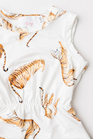 Tiger Queen Pom Pom Romper-dogsvalley ®