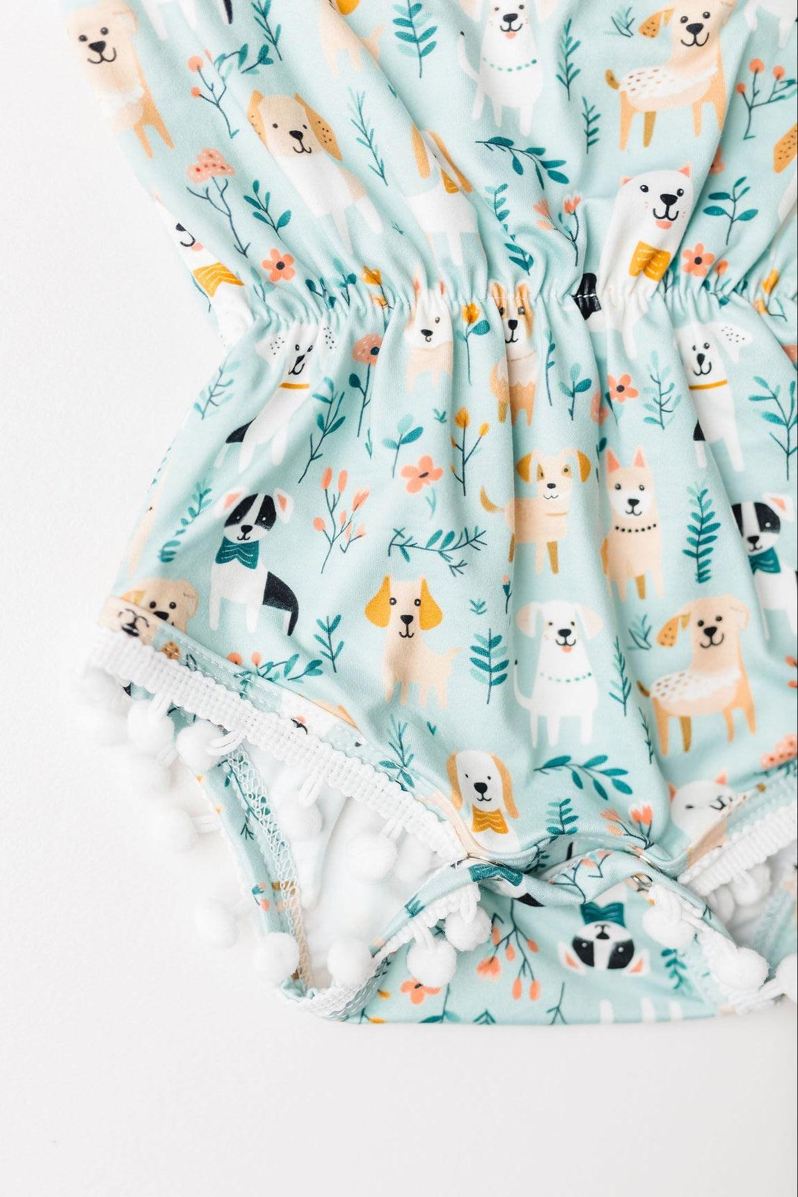 Furry Friends Pom Pom Romper-dogsvalley ®