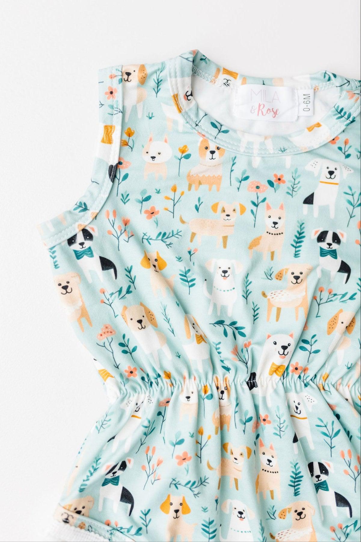 Furry Friends Pom Pom Romper-dogsvalley ®