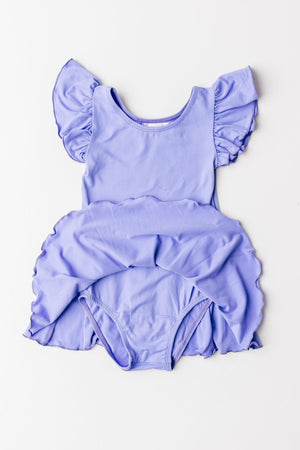 Periwinkle S/S Twirl Leotard-dogsvalley ®