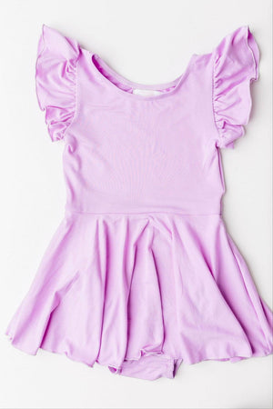 Bright Lilac S/S Twirl Leotard-dogsvalley ®